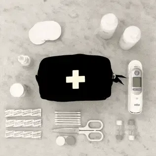 Medical Essentials Travel Bag – Black