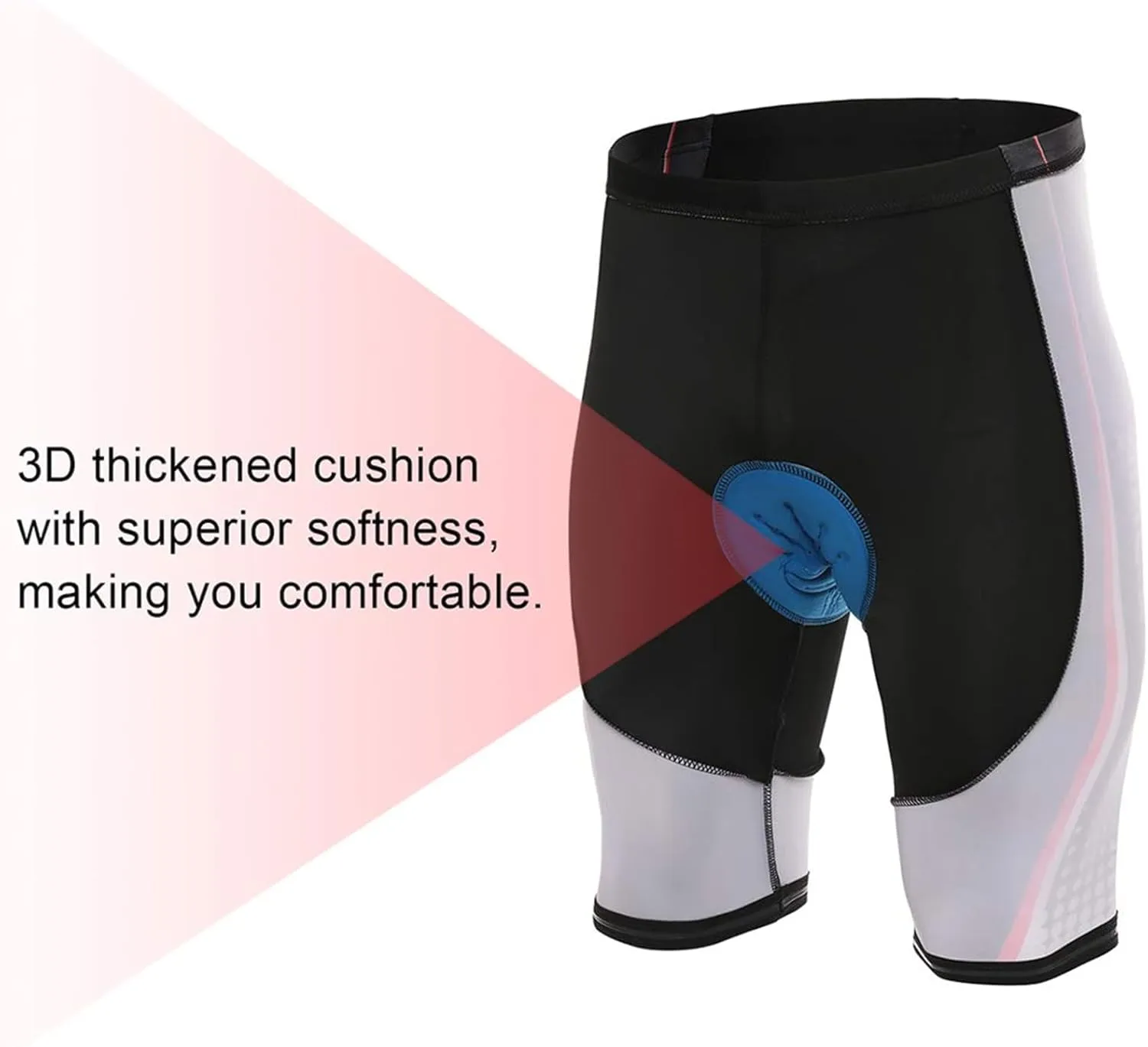 Men's Cycling Jersey Set - Reflective Quick-Dry Biking Shirt and 3D Padded Cycling Bike Shorts