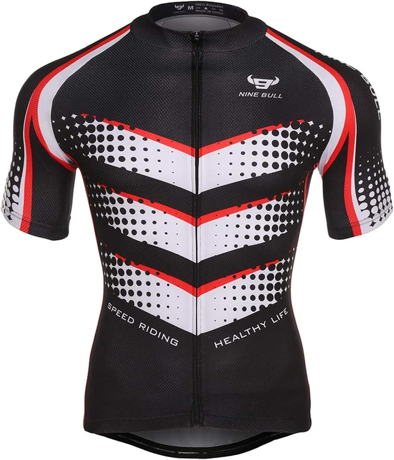 Men's Cycling Jersey Set - Reflective Quick-Dry Biking Shirt and 3D Padded Cycling Bike Shorts