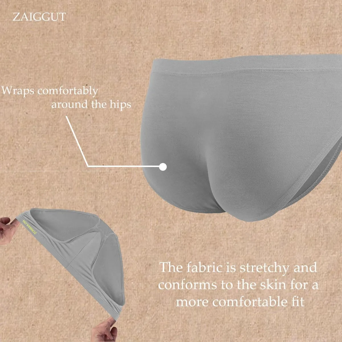 Men's Pouch Briefs Underwear Moisture Wicking Underwear Breathable Briefs for Men