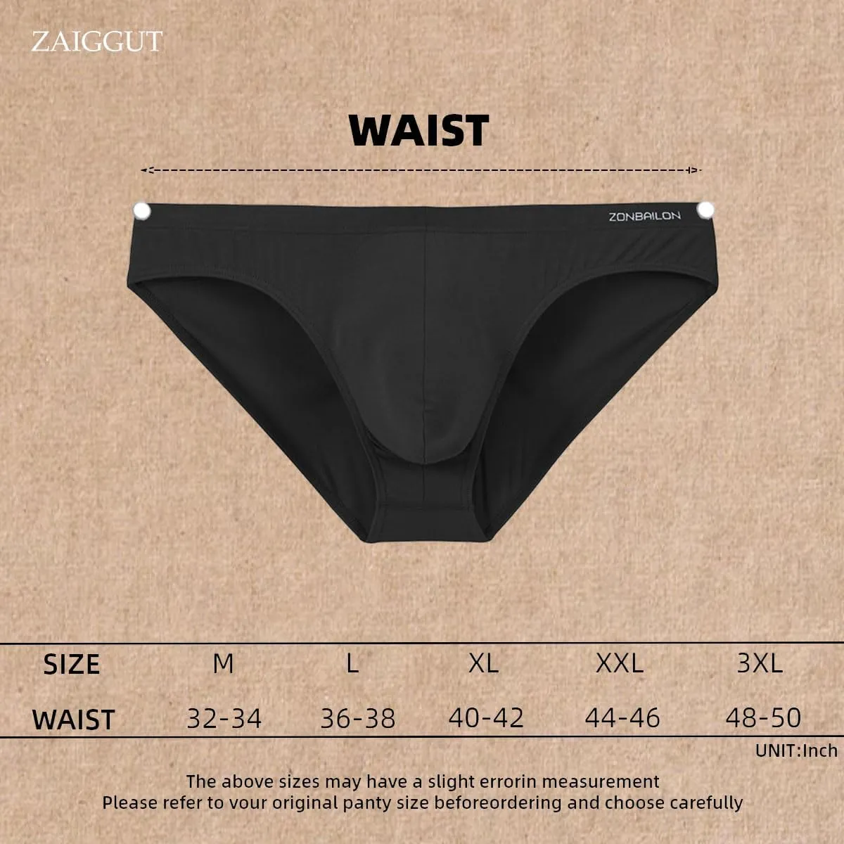 Men's Pouch Briefs Underwear Moisture Wicking Underwear Breathable Briefs for Men
