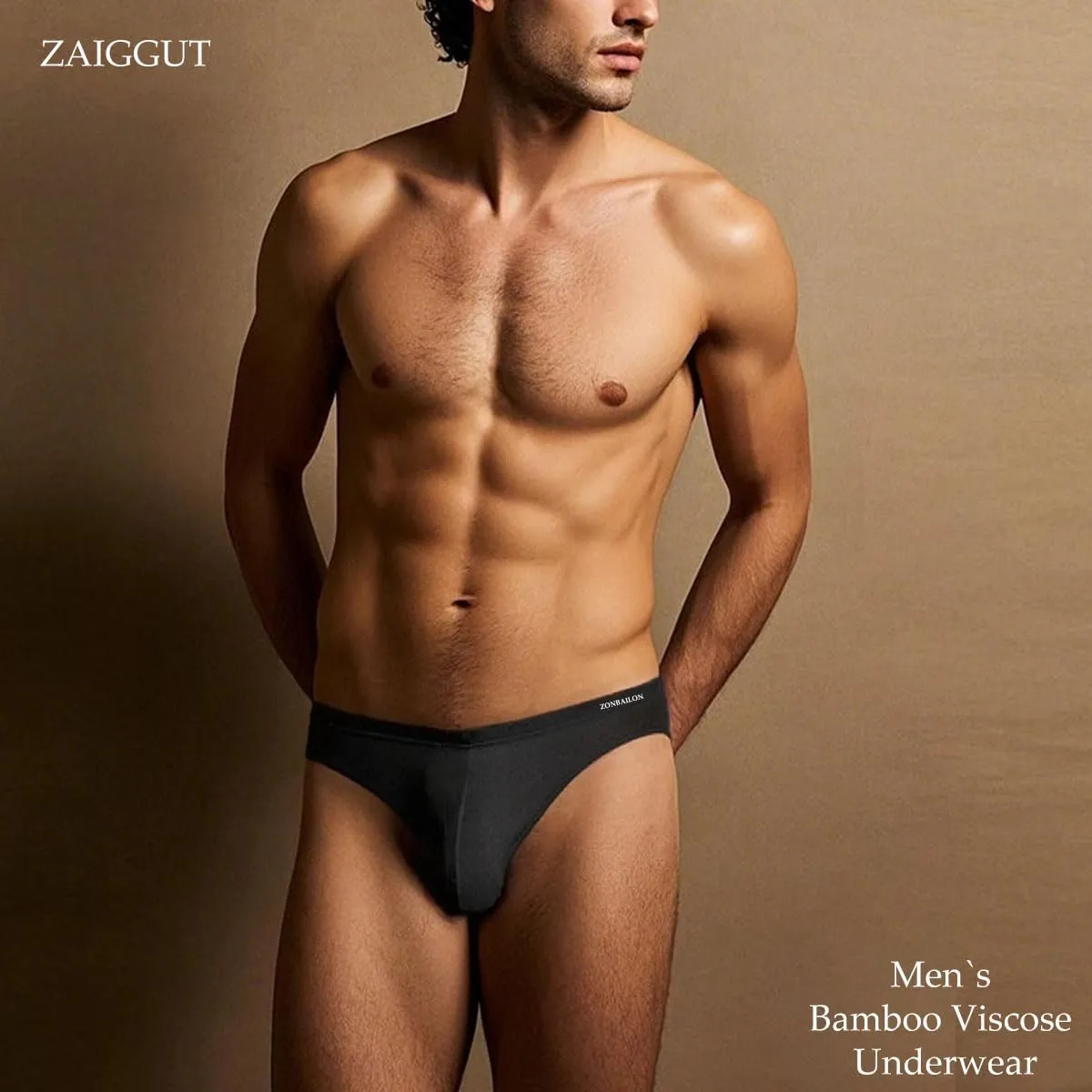 Men's Pouch Briefs Underwear Moisture Wicking Underwear Breathable Briefs for Men