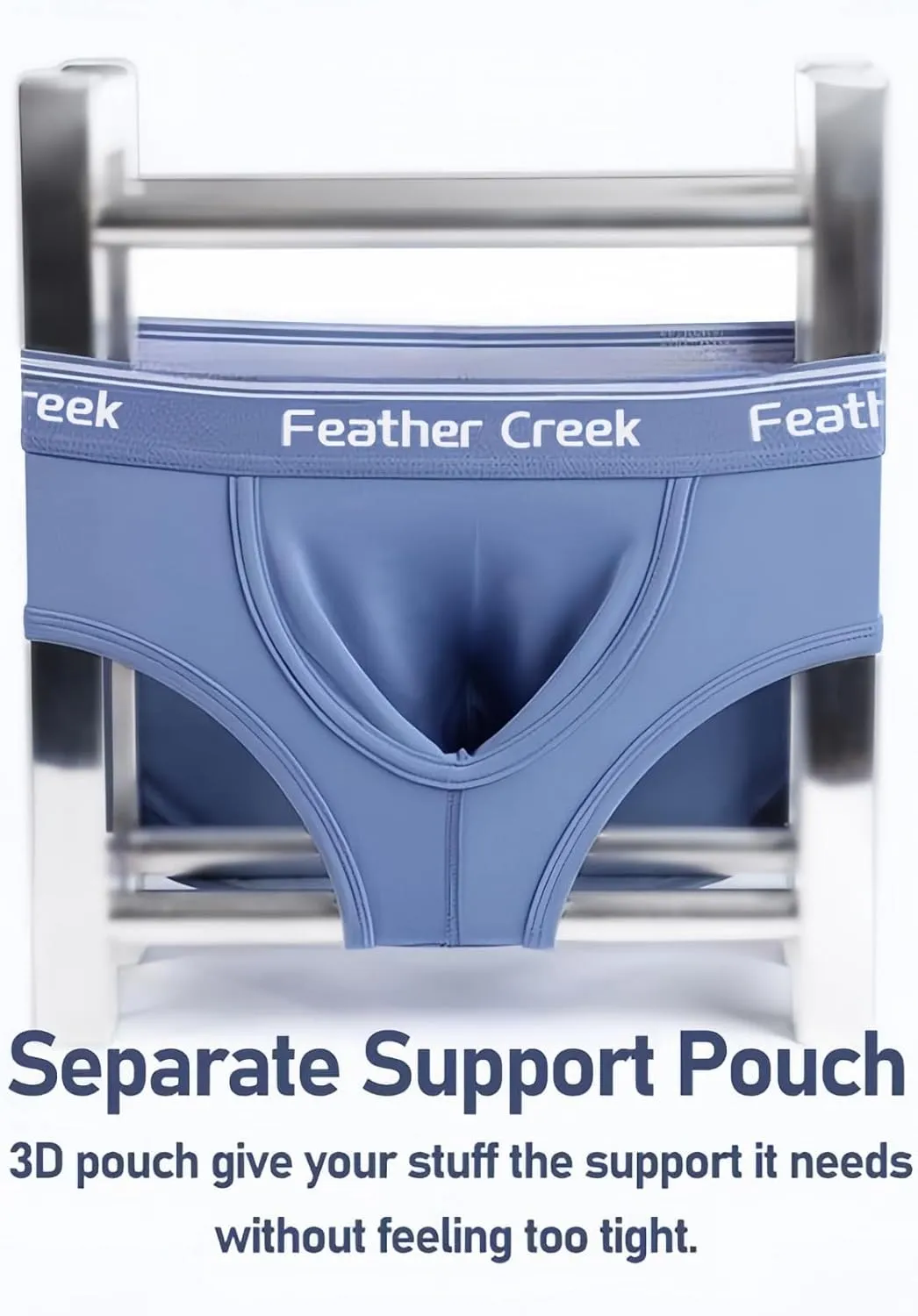Mens Pouch Underwear Men's Separate Big Pouch Comfy Briefs Comfy Mid-Rise Pouch Bikini Brief Boxer Briefs