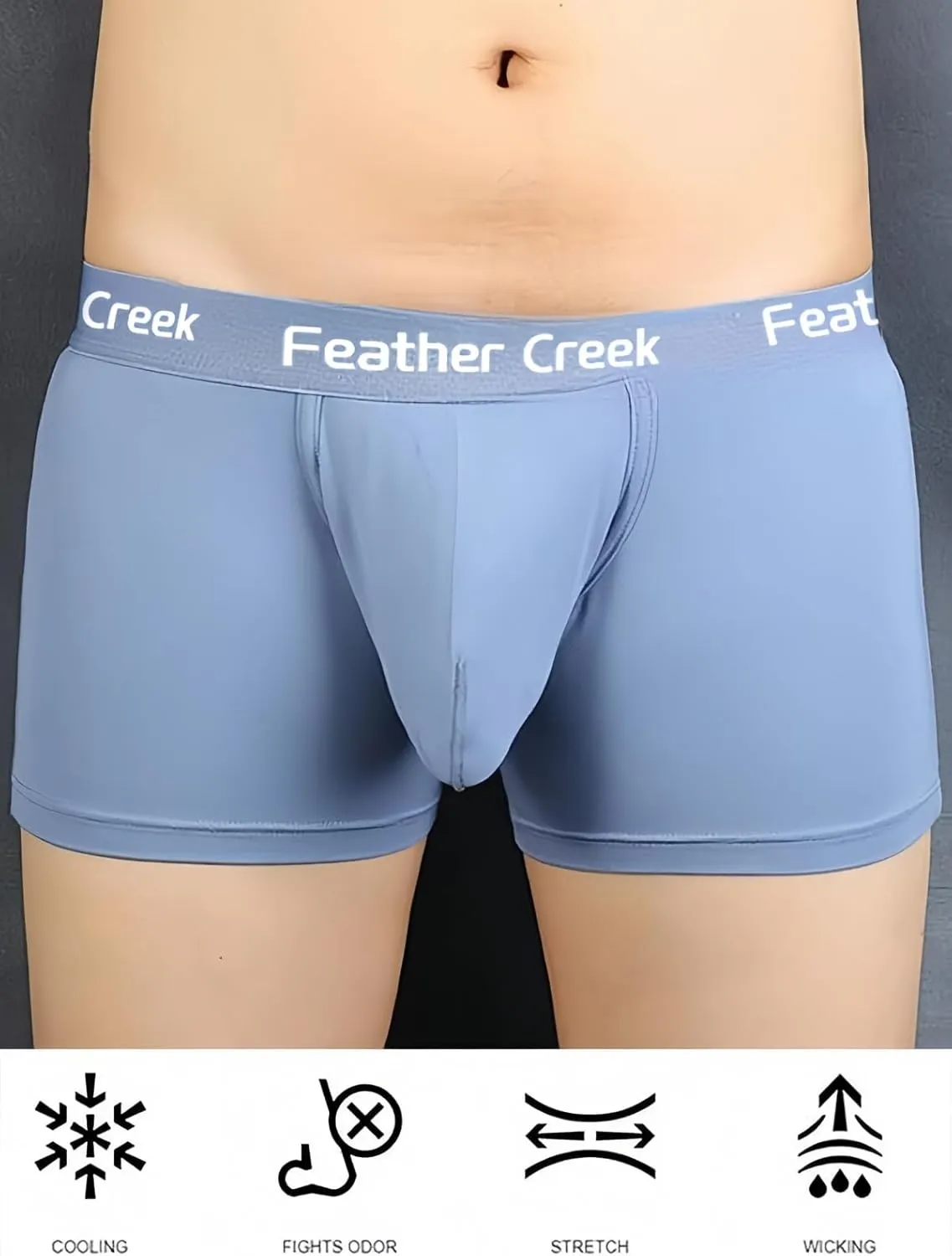 Mens Pouch Underwear Men's Separate Big Pouch Comfy Briefs Comfy Mid-Rise Pouch Bikini Brief Boxer Briefs