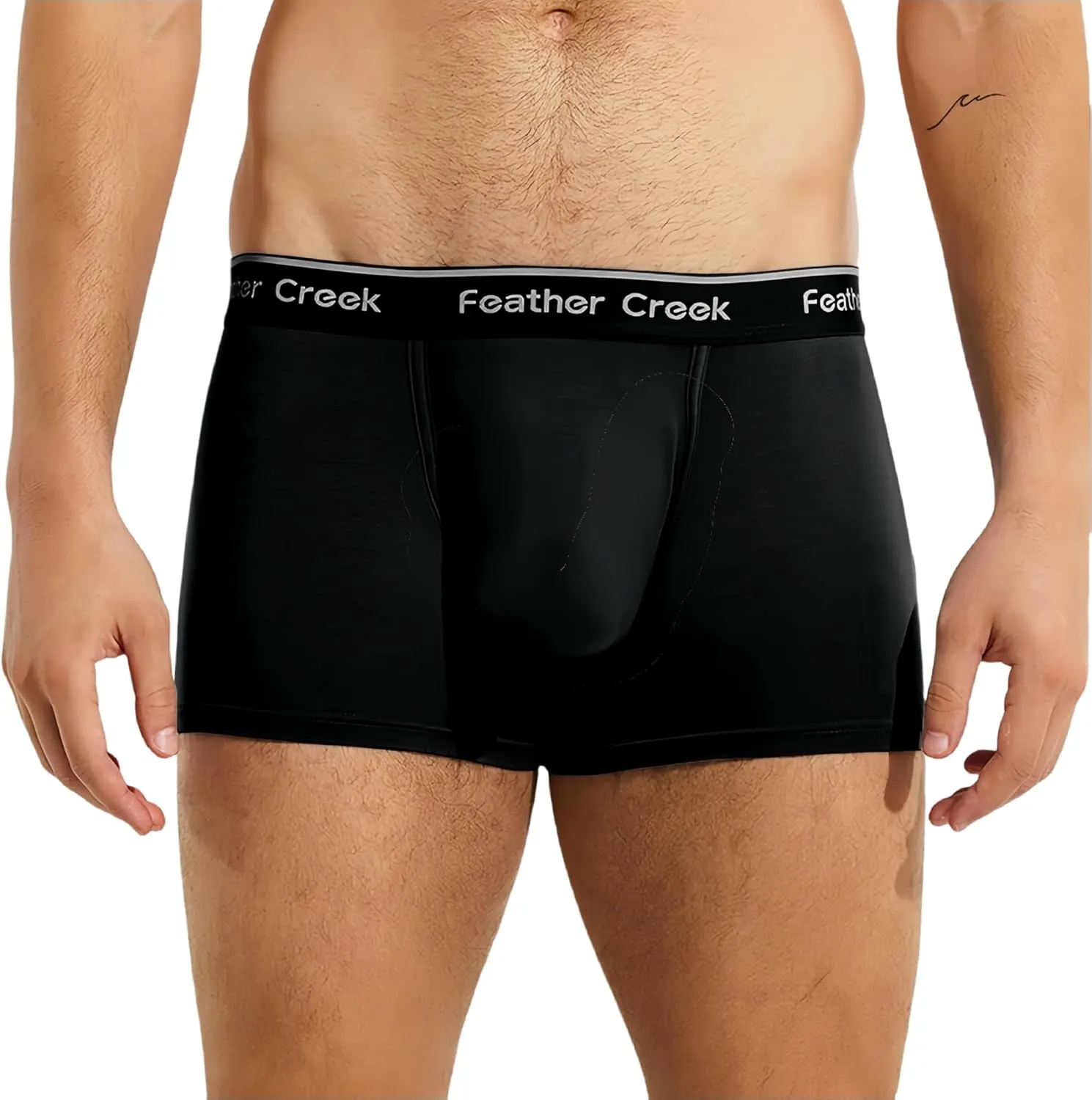 Mens Pouch Underwear Men's Separate Big Pouch Comfy Briefs Comfy Mid-Rise Pouch Bikini Brief Boxer Briefs