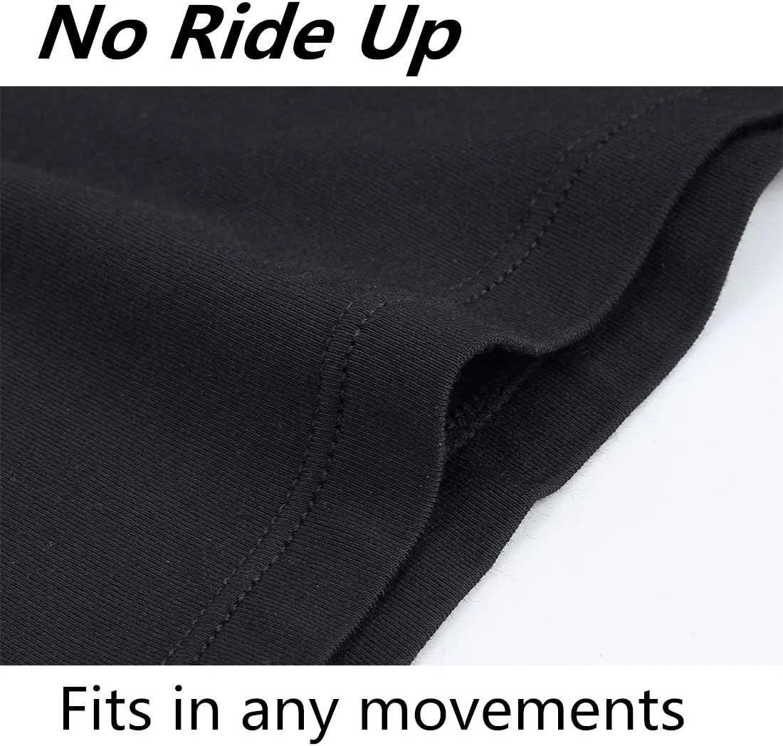 Men's Underwear Breathable Long Leg No Ride-up Boxer Briefs for Men Open Fly M L XL 2XL 3XL