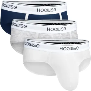 Men's Underwear Briefs Plus Size D Pouch Soft Silky Touch Underpants 3 Pack