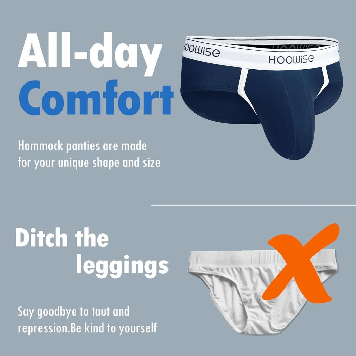 Men's Underwear Briefs Plus Size D Pouch Soft Silky Touch Underpants 3 Pack