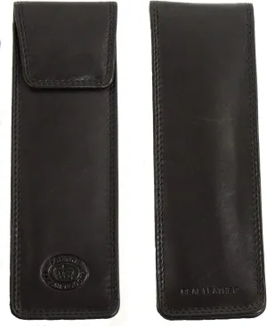 Mens/Ladies/Womens Soft Leather Slim Glasses Case/Pouch