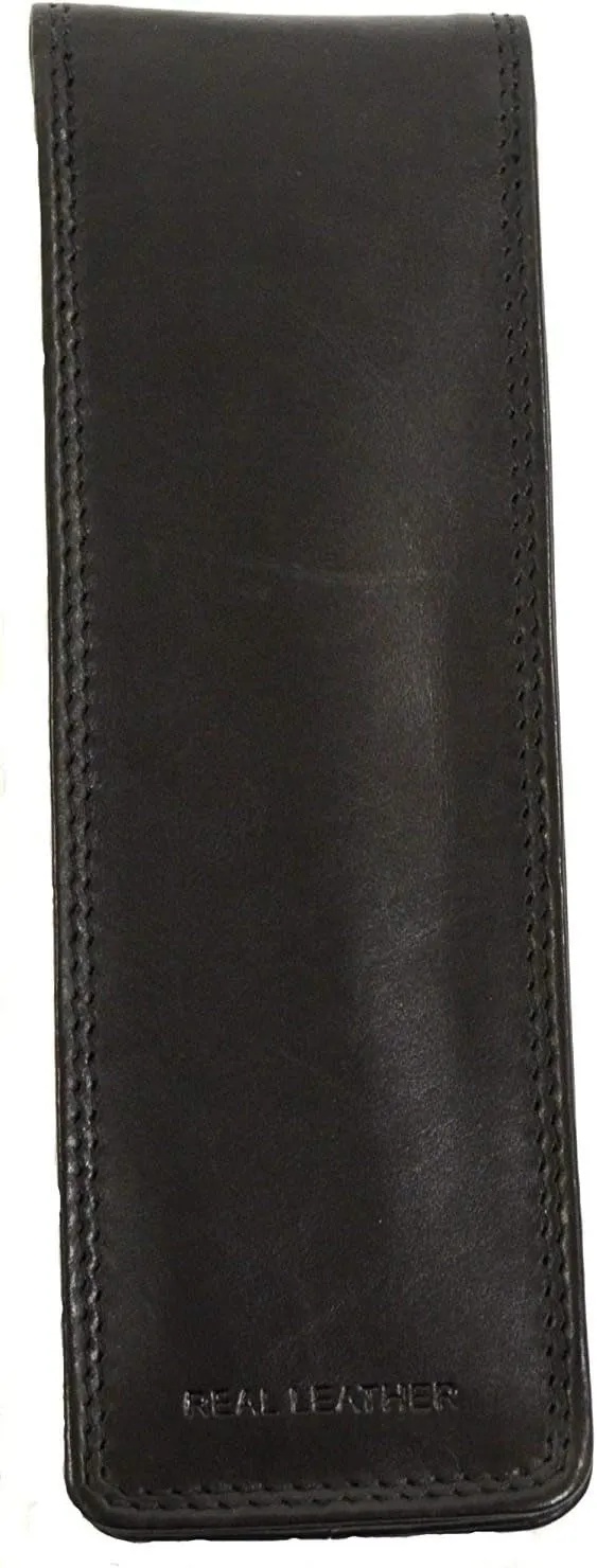 Mens/Ladies/Womens Soft Leather Slim Glasses Case/Pouch