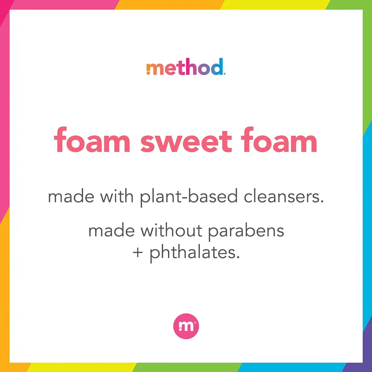 Method Foaming Hand Soap, Coconut Water, Biodegradable Formula, 10 fl oz (Pack of 6)