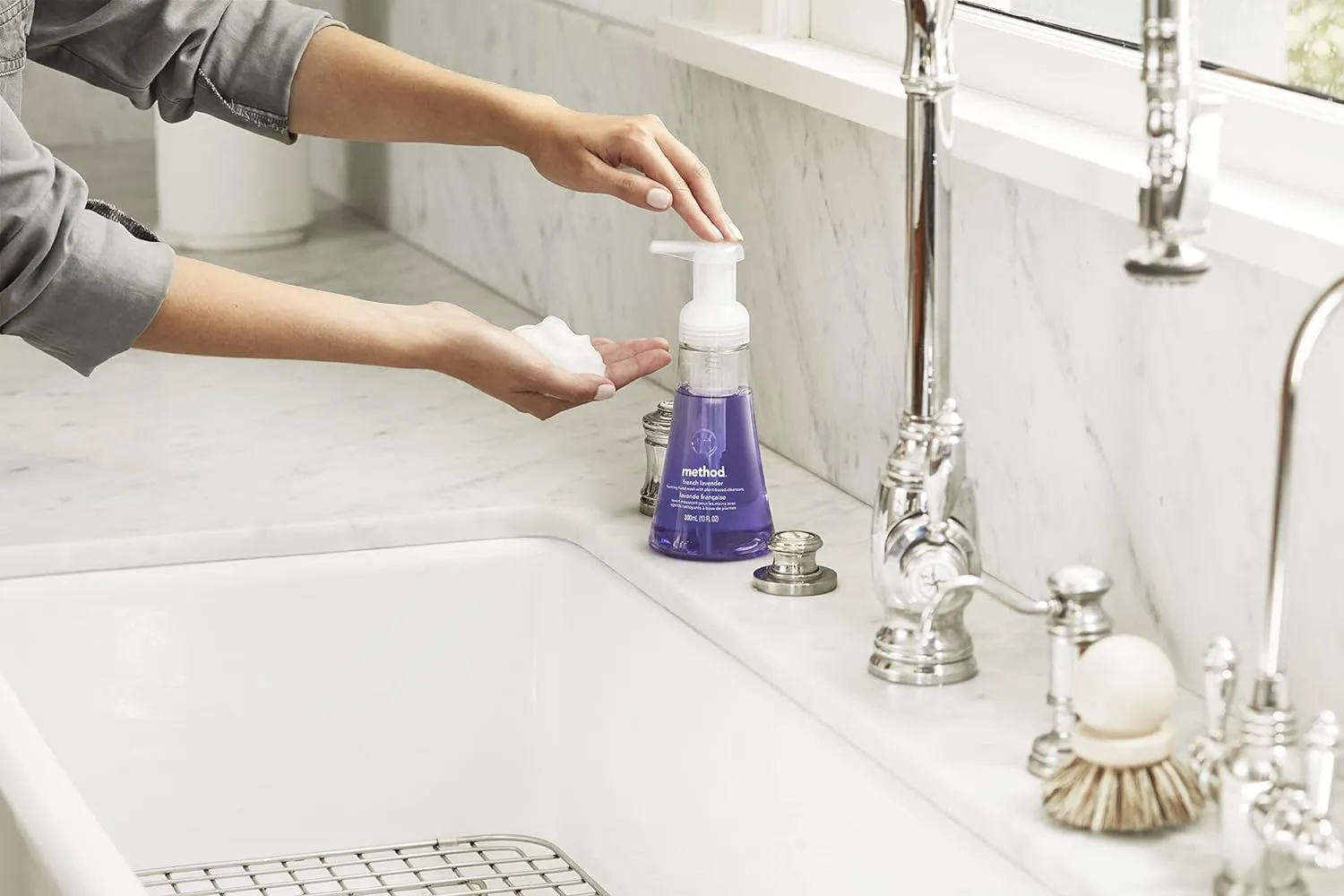 Method Foaming Hand Soap, Coconut Water, Biodegradable Formula, 10 fl oz (Pack of 6)