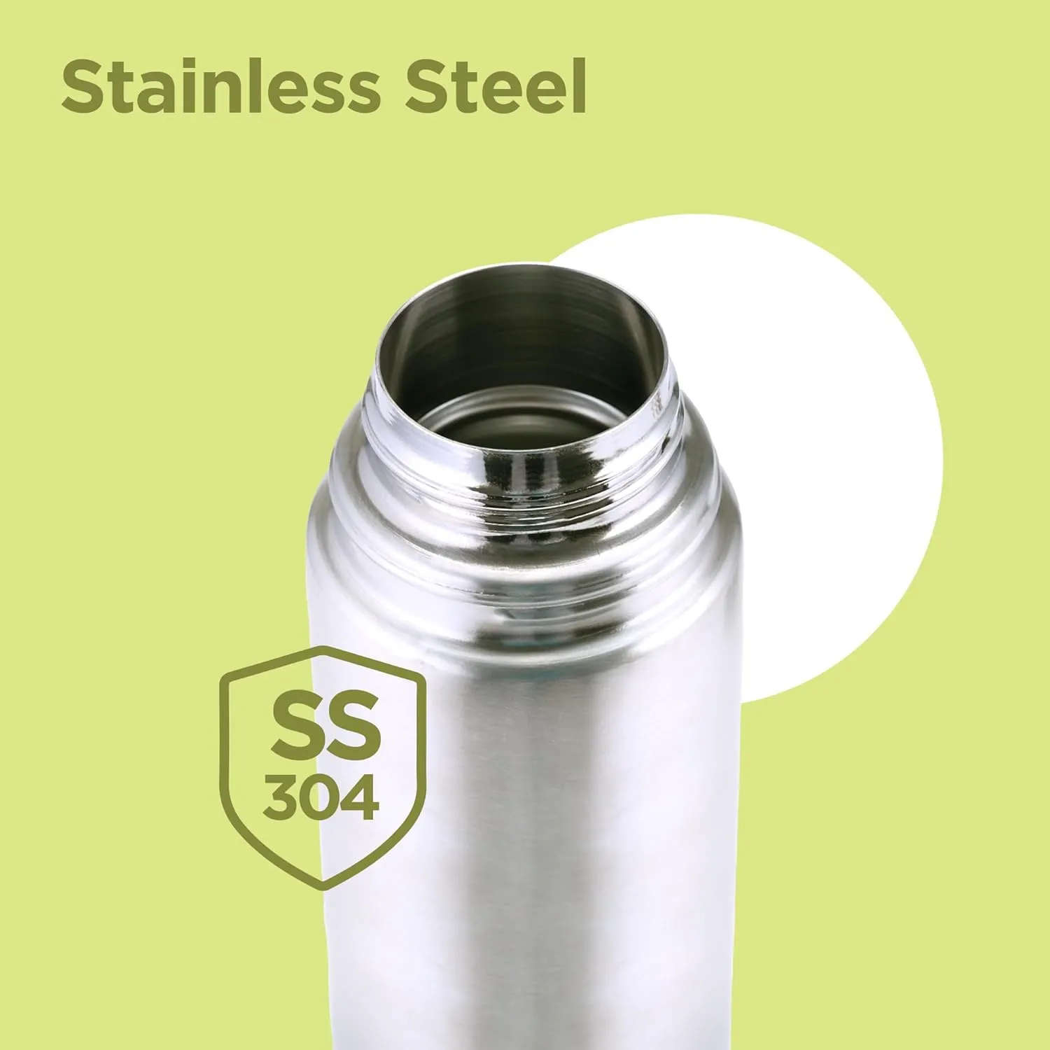 Milton Combo Vacuum Flask for Hot Drink (25 oz & 16 oz), Stainless Steel Double Walled Insulated Water Bottle for 24 Hour Hot and Cold drinks with cover, Thermosteel Flip Lid 750 and 500 ml