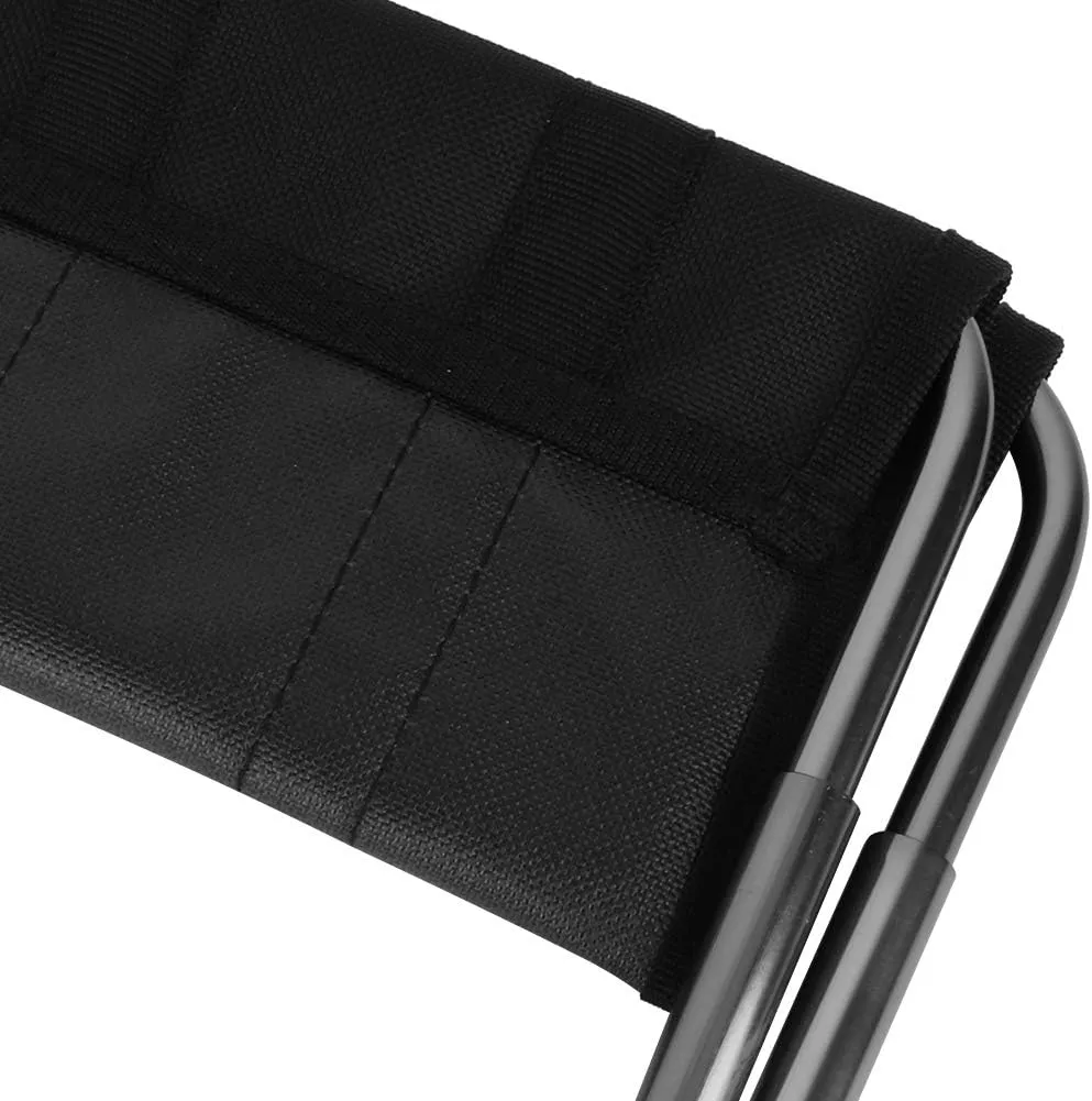 Mini Portable Folding Stool, Aluminum Alloy Outdoor Chair for Fishing Camping Picnic (Medium Size 24 * 22 * 28cm)