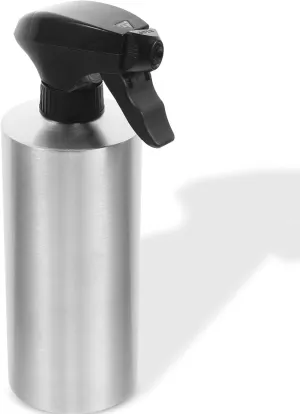 Mist Spray Bottle Stainless Steel Continuous Spray Bottle Spray Bottle Refillable Plant Mister Sprayer Bottle for Hair Styling Garden Misting Skin Care, 550ML