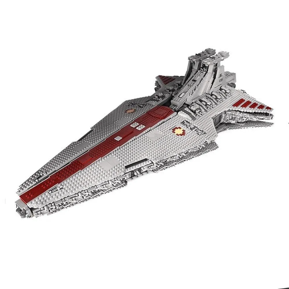 MOC  Compatible  MK Building Blocks The MOC-0694 Republic Attack Cruiser Star Destroyer Set Bricks Kids Educational Toys