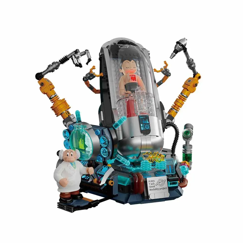 MOC NON  MOC Movie Character Awakening Moment Astro Boy Assembly Building Blocks Toys Adult Blocks