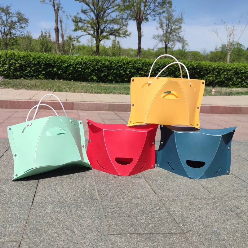 Modern Simple Foldable Plastic Stool 026 for Picnic BBQ Camping Painting