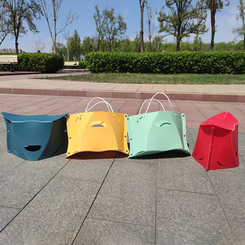 Modern Simple Foldable Plastic Stool 026 for Picnic BBQ Camping Painting