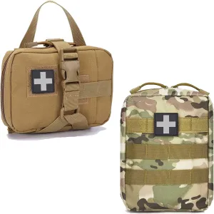 Molle Ifak Pouch, Tactical Medical First Aid Pouch for Hiking Camping