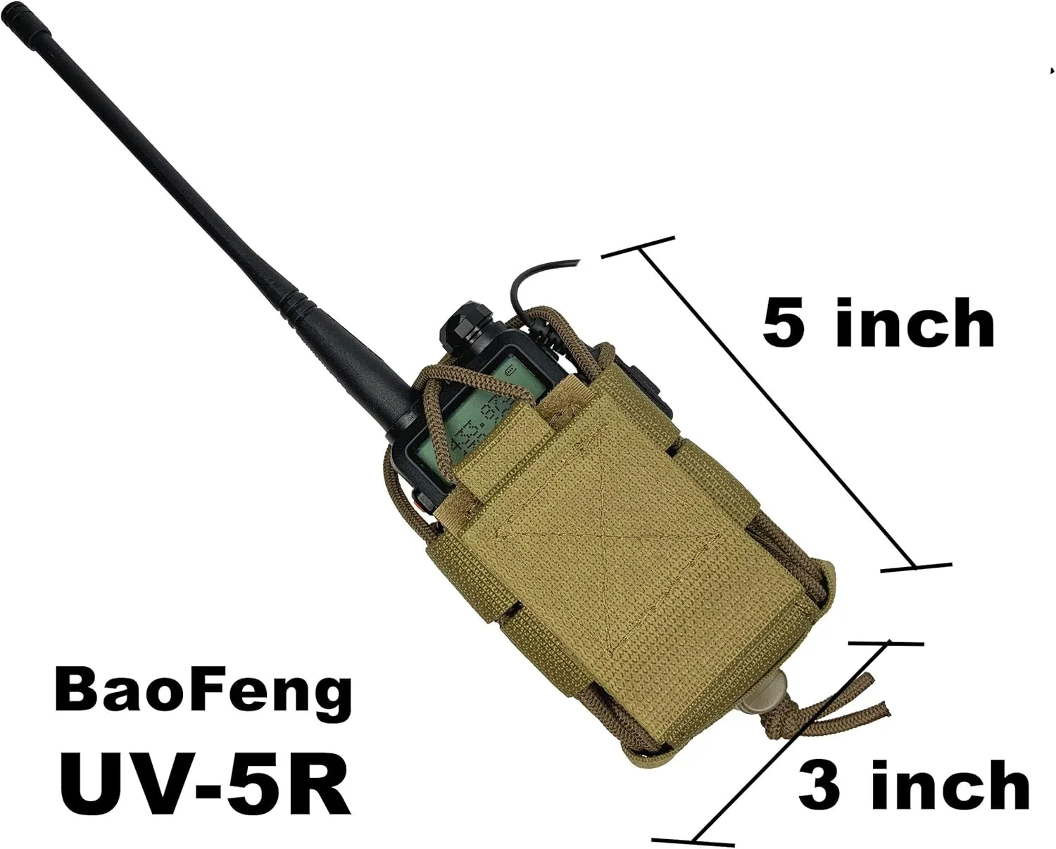 M.O.L.L.E pouch bag Radio Phone GPS (Coyote brown)