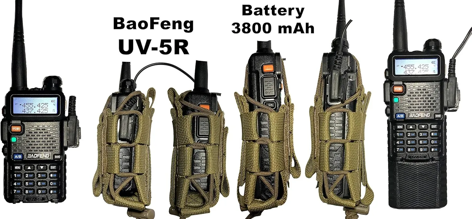 M.O.L.L.E pouch bag Radio Phone GPS (Coyote brown)