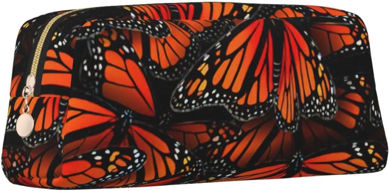 Monarch Butterflies. Print Versatile Storage Pouch Makeup Bag Travel Office Small Items Organizer Bag