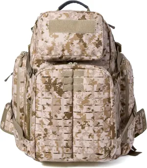 MT Military 3Day Rucksack with External Frame MOLLE Army Medium Ruck, Assault Backpack