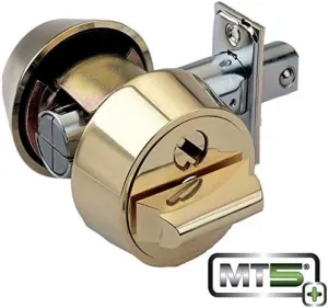 Mul-t-lock MTL800 MT5  Hercular Double Cylinder Captive Key Deadbolt - Satin Chrome