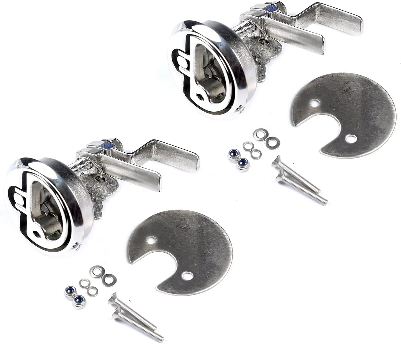 Mxeol Marine Hatch Latches Locking Boat Cam Latch Stainless Steel