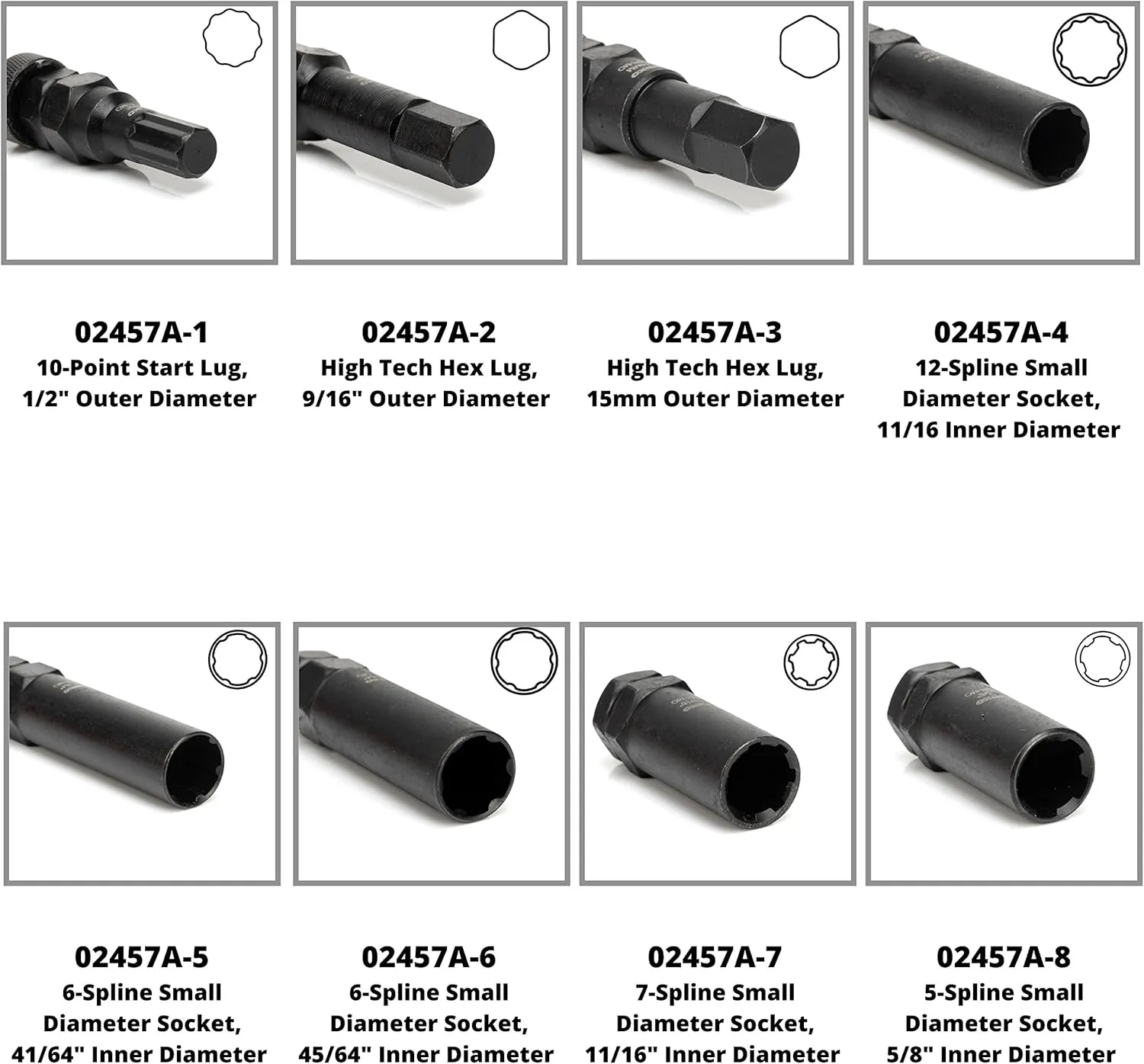 Neiko 02457A Lug-Nut Key Set, Wheel-Lock Removal Tool Kit for Aftermarket and Factory Wheel Tire Keys, SAE and Metric Lug Sockets, 16 Pieces