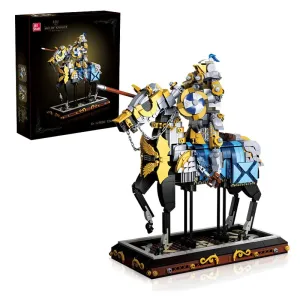 NON  2024 New 1247pcs MOC Medieval Knight Building Blocks Bricks Assembling Model