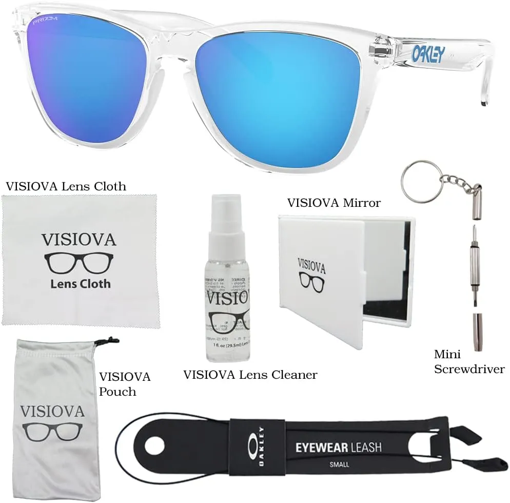 Oakley Frogskins OO9013 Sunglasses For Men For Woman Bundle Leash   VISIOVA Accessories