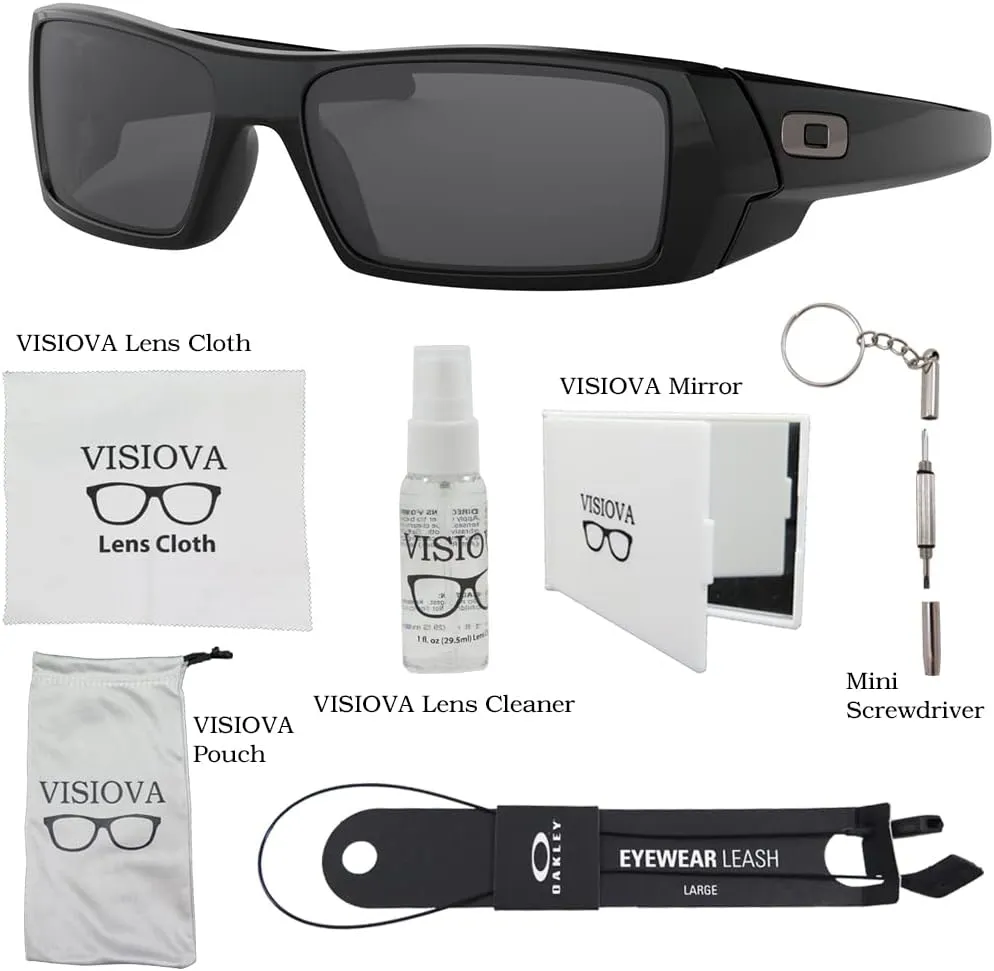Oakley Gascan OO9014 Sunglasses For Men Bundle Leash   VISIOVA Accessories