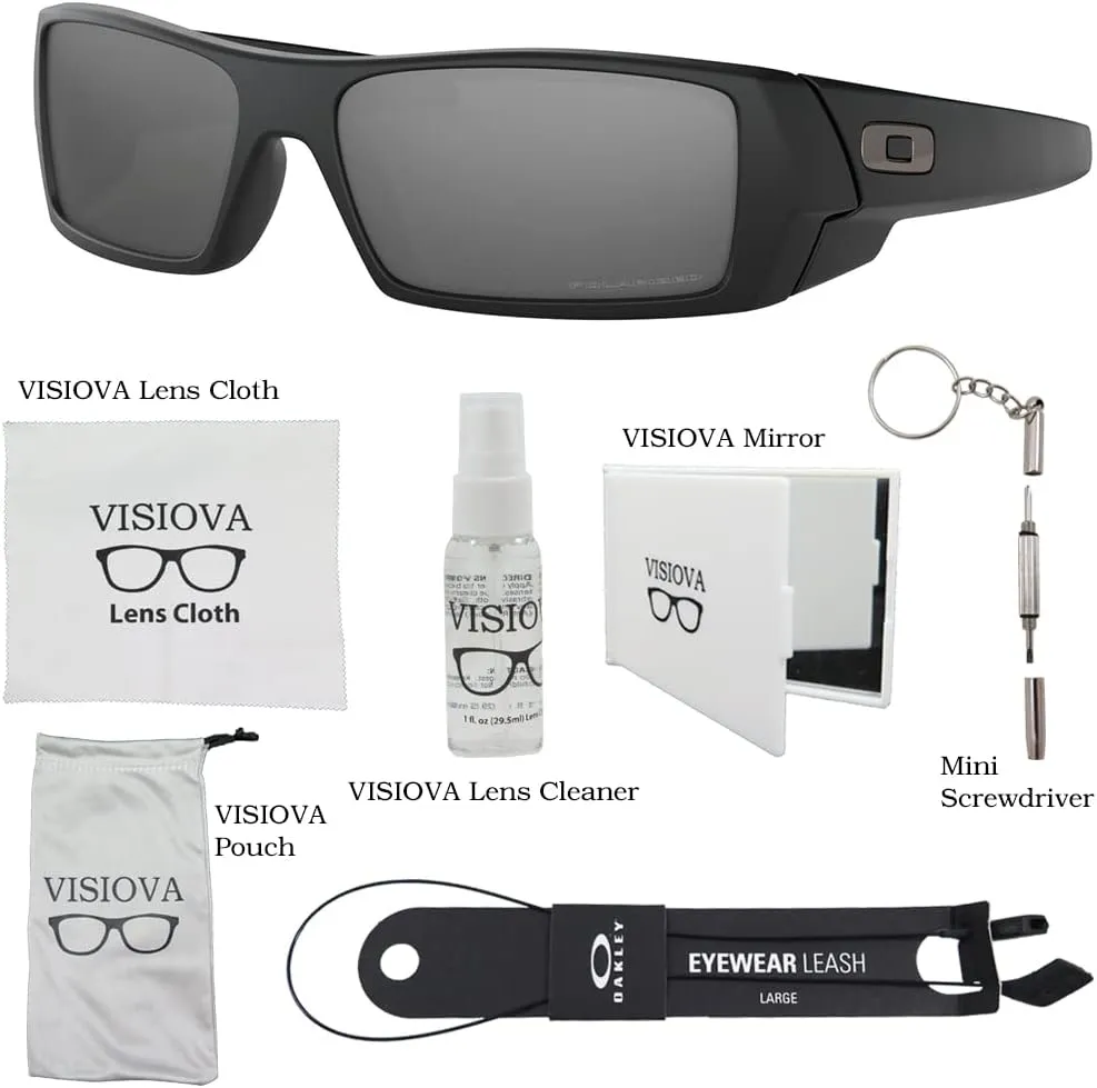 Oakley Gascan OO9014 Sunglasses For Men Bundle Leash   VISIOVA Accessories