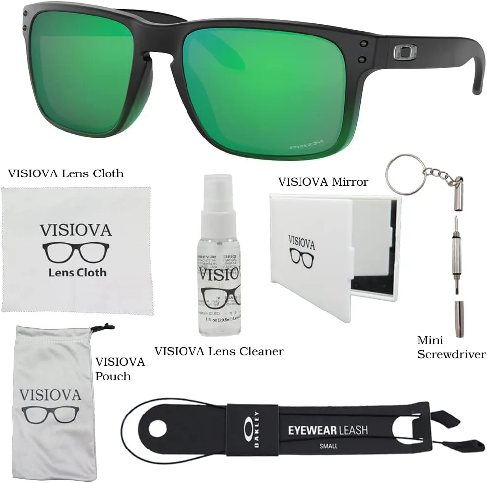 Oakley Holbrook OO9102 Sunglasses For Men Bundle Leash   VISIOVA Accessories