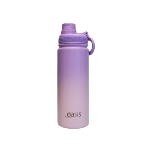 Oasis Stainless Steel Insulated Sports Water Bottle with Screw Cap 550ML  (Ombre) - Lavender Luxe