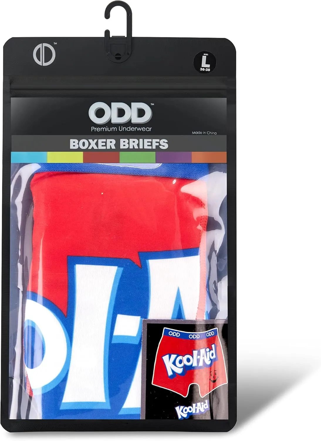 Odd Sox, Kool Aid Logo, Men's Boxer Briefs, Funny Novelty Print Underwear