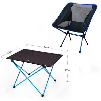 Outdoor Camping Garden Sets Fishing Folding Camping Chair with 600D Oxford Fabric 7075 Aluminum Alloy Beach Travelling 4 Colors