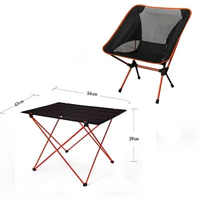 Outdoor Camping Garden Sets Fishing Folding Camping Chair with 600D Oxford Fabric 7075 Aluminum Alloy Beach Travelling 4 Colors