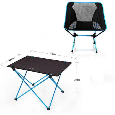 Outdoor Camping Garden Sets Fishing Folding Camping Chair with 600D Oxford Fabric 7075 Aluminum Alloy Beach Travelling 4 Colors