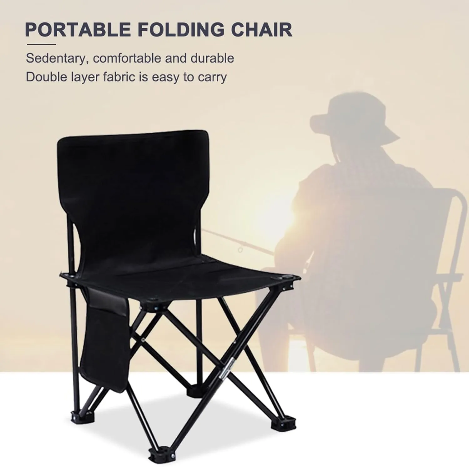 Outdoor Chair Outdoor Portable Fishing Chair Camping Chairs Leisure Folding Stool Aluminum Alloy Camping Hiking Camp Chairs(Color:4)