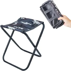 Outdoor Folding Fold Aluminum Chair Stool Seat Fishing Tools Camping Foldable Fishing Chair Ultra Light Weight Portable (Size : Camo)