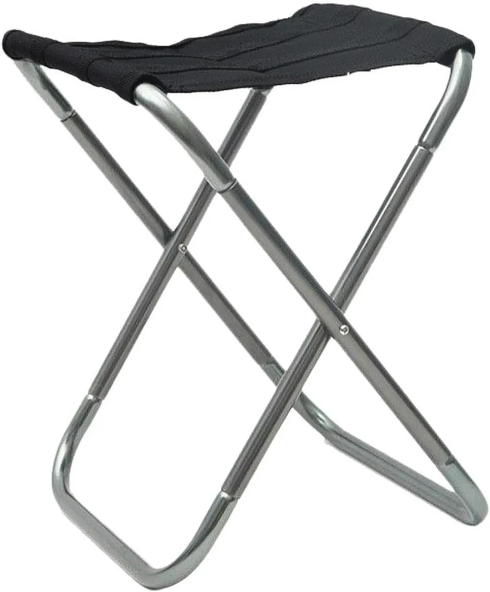 Outdoor Folding Stool, Aluminum Alloy Portable Maza, Camping, Barbecue, Sketching, Fishing, Taking a Train Ride, Small Maza