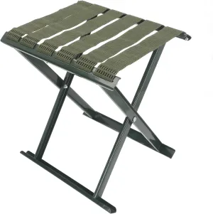 Outdoor Folding Stool Heavy Duty Camping Stool Load Bearing 60KG Portable Folding Chair for Walking Hiking Fishing Camping Beaches (A)