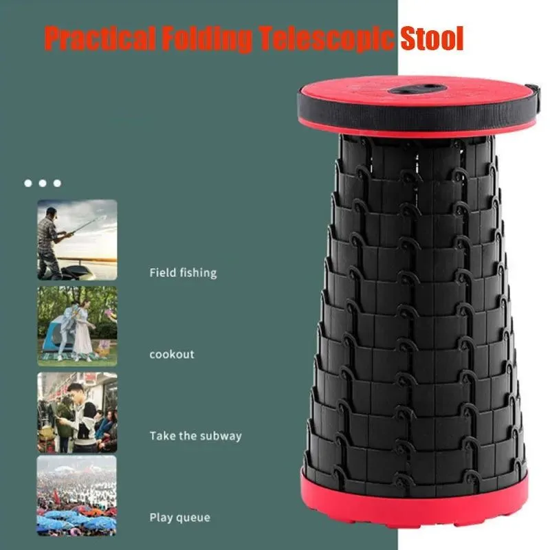 Outdoor Furniture Retractable Stool Beach Chair