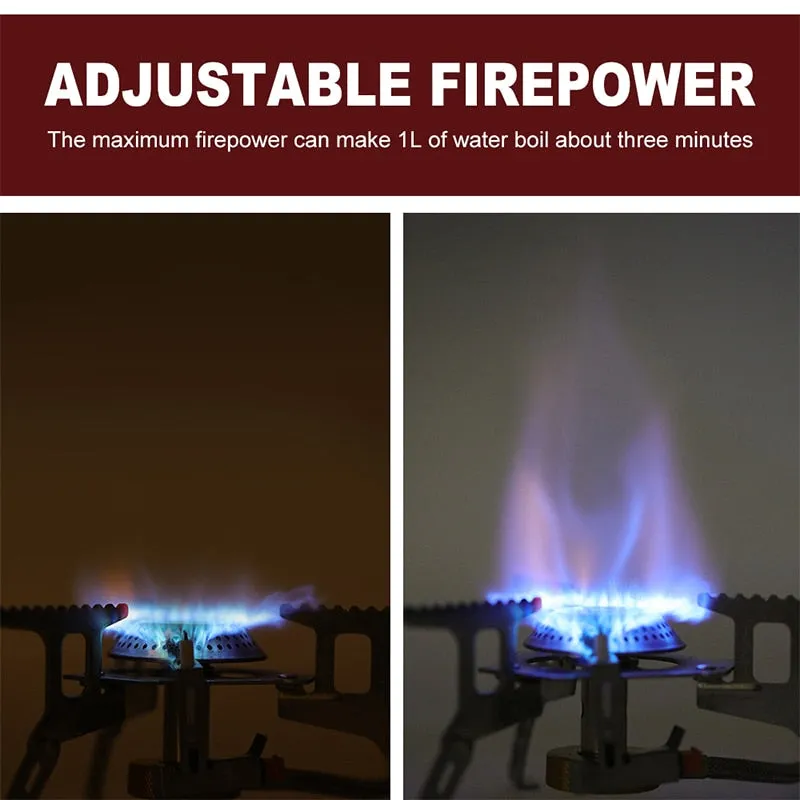 Outdoor Gas Stove Camping Gas burner Folding Electronic Stove