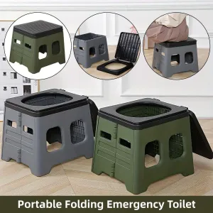 Outdoor Travel Toilet Portable Folding Stool Seat for Camping Hiking and Outdoor