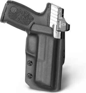OWB Kydex Holster Fits Glock 43/43X, S&W SD9 VE/SD40 VE, M&P 9MM/.40 M2.0 & Shield with Laser, Springfield Hellcat, Taurus G3C/G2C/PT111/PT140, SCCY CPX-1/CPX-2, 1911 - Red Dot Compatible