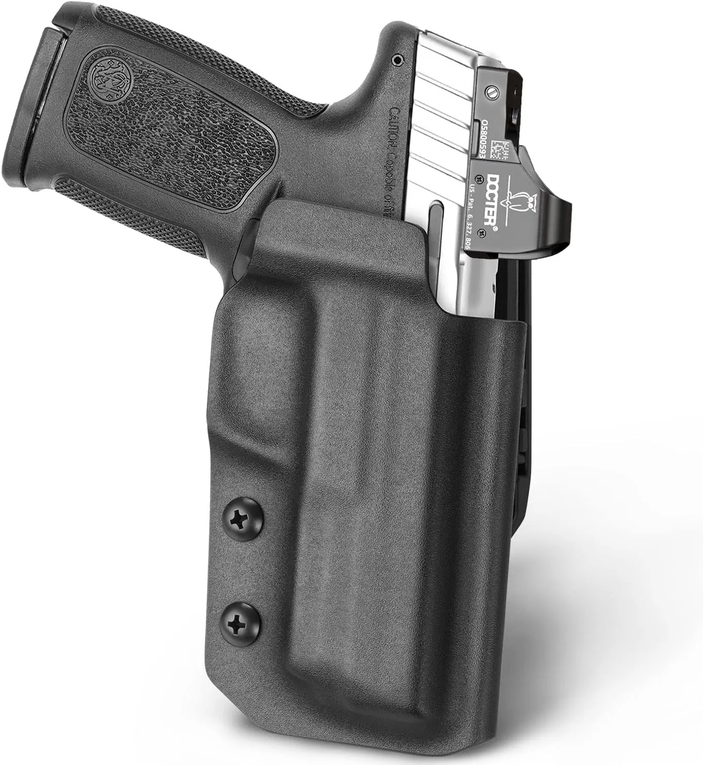 OWB Kydex Holster Fits Glock 43/43X, S&W SD9 VE/SD40 VE, M&P 9MM/.40 M2.0 & Shield with Laser, Springfield Hellcat, Taurus G3C/G2C/PT111/PT140, SCCY CPX-1/CPX-2, 1911 - Red Dot Compatible